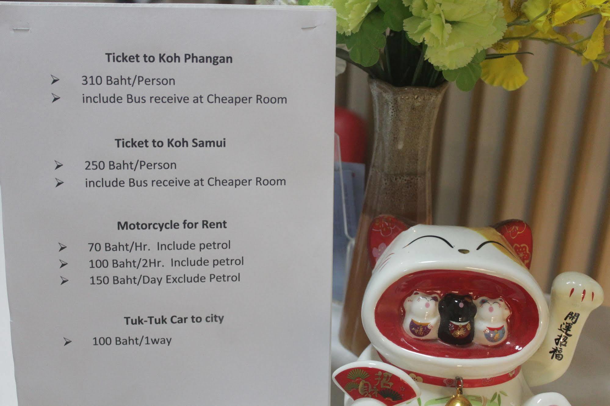 Cheaper Room Surat Thani Buitenkant foto